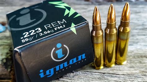 Their 223 Remington cartridge carries a 55-grain FMJ bullet with a lead core and a copper jacket, and is the perfect companion for your AR-15. . Igman ammo 223 review